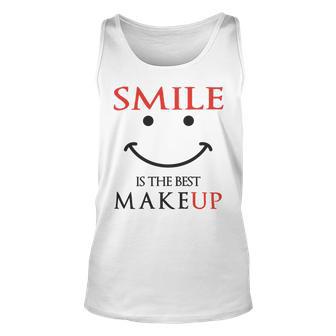 Smile Is The Best Makeup Unisex Tank Top | Favorety UK