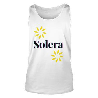 Solera Wine Drinking Funny Spanish Sherry Unisex Tank Top | Mazezy