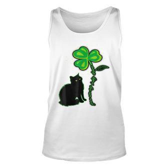 St Patricks Day Black Cat My Lucky Charm Unisex Tank Top | Favorety DE