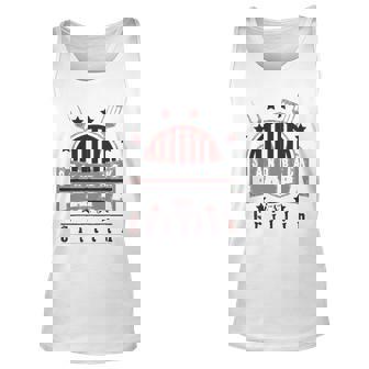 Stand Back Papa Is Grillin - Grill Master Cooking Dad Gift Unisex Tank Top | Mazezy
