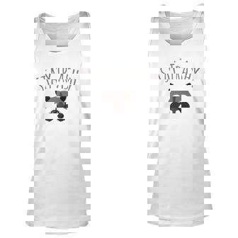 Stay Trashy Racoon Trash Panda Lover Gift Unisex Tank Top | Mazezy