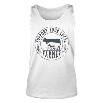 Support Your Local Farmer Unisex Tank Top | Favorety