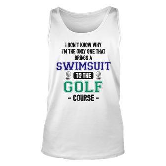 Swim At The Golf Course 74 Trending Shirt Unisex Tank Top | Favorety UK