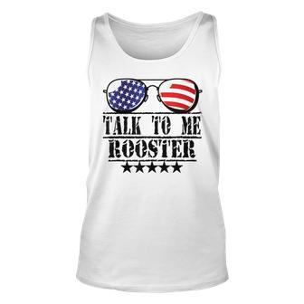 Talk To Me Rooster Unisex Tank Top - Seseable