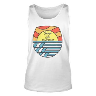 Tenaya Lake California Ca Sunset Souvenir Vacation Unisex Tank Top | Mazezy