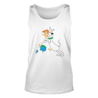 The Jetsons Astro Hugging George Unisex Tank Top | Mazezy