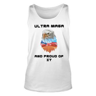 Ultra Mega And Proud Of It Pro Trump Patriotic Republican Unisex Tank Top | Favorety AU