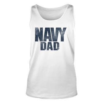 US Navy Dad Gift Unisex Tank Top | Mazezy