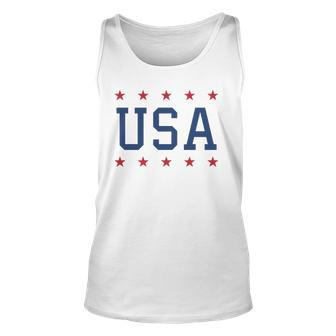 Usa Women Men Patriotic American Pride 4Th Of July Unisex Tank Top | Mazezy
