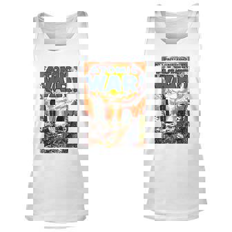 Vintage War Art-Atomic War Comic Book Nuclear War Unisex Tank Top | Mazezy