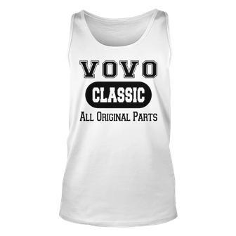 Vovo Grandpa Gift Classic All Original Parts Vovo Unisex Tank Top - Seseable