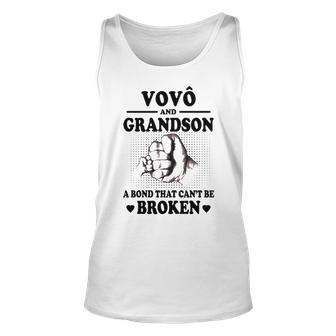 Vovô Grandpa Gift Vovô And Grandson A Bond That Cant Be Broken Unisex Tank Top - Seseable