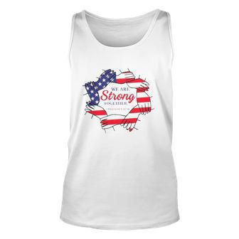 We Are Strong Together Pray For Uvalde Unisex Tank Top | Mazezy