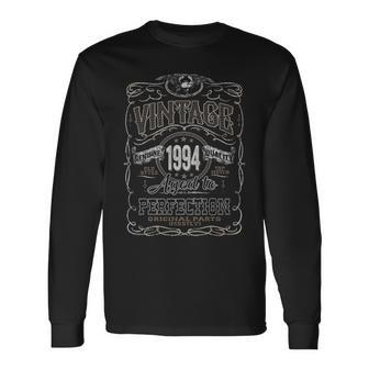 1994 Birthday Vintage 1994 Aged To Perfection Long Sleeve T-Shirt - Seseable