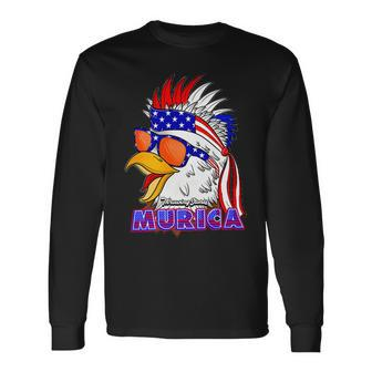 4Th July Amurica Throwing Stones Merch T-Shirt Long Sleeve T-Shirt - Seseable