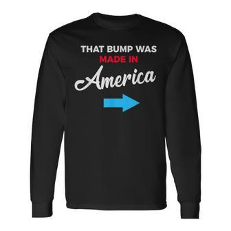 4Th Of July Pregnancy Announcement For Dad To Be Long Sleeve T-Shirt - Seseable
