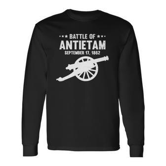 Antietam Civil War Battlefield Battle Of Sharpsburg Long Sleeve T-Shirt T-Shirt | Mazezy CA