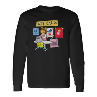 Arthur Distressed DW Art Sale Long Sleeve T-Shirt T-Shirt | Mazezy