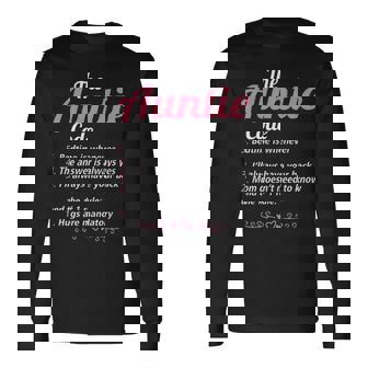 Auntie The Auntie Code Long Sleeve T-Shirt - Seseable