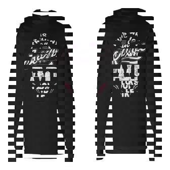 Avo Grandpa This Is What An Awesome Avo Looks Like Long Sleeve T-Shirt | Seseable FR