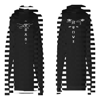 Beautiful Dragonfly Tribal Dragonfly Art Long Sleeve T-Shirt T-Shirt | Mazezy