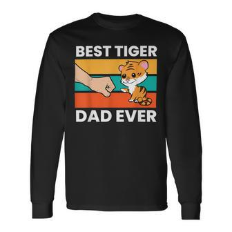 Best Tiger Dad Ever Long Sleeve T-Shirt - Seseable