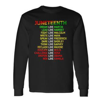 Black Freeish Since 1865 Party Decorations Juneteenth Long Sleeve T-Shirt T-Shirt | Mazezy AU