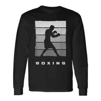 Boxing Apparel Boxer Boxing Long Sleeve T-Shirt - Seseable