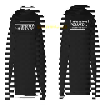 Brewmaster Brewer Brewmaster Outfit Brewing Long Sleeve T-Shirt | Mazezy