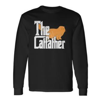 The Catfather Cat Father Father Father Cat Long Sleeve T-Shirt T-Shirt | Mazezy