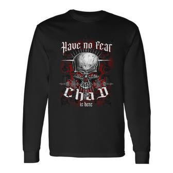 Chad Name Shirt Chad Name V2 Long Sleeve T-Shirt - Monsterry UK
