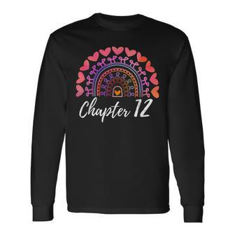 Chapter 12 Birthday Rainbow For Women 12Th Birthday Rainbow Long Sleeve T-Shirt - Seseable