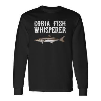 Cobia Whisperer Fish Lover Long Sleeve T-Shirt T-Shirt | Mazezy DE