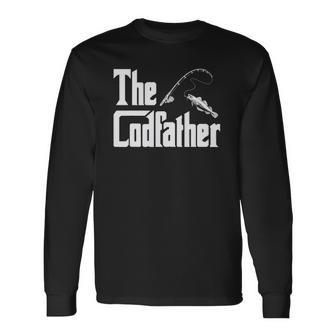 The Codfather Fish Angling Fishing Lover Humorous Long Sleeve T-Shirt T-Shirt | Mazezy CA
