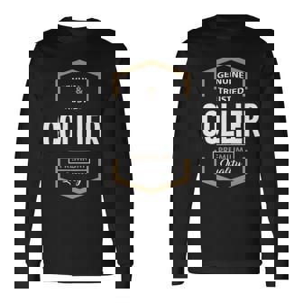 Collier Name Collier Premium Quality Long Sleeve T-Shirt | Seseable UK