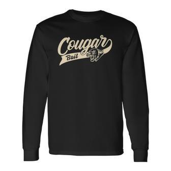 Cougar Bait Mountain Lion Long Sleeve T-Shirt T-Shirt | Mazezy