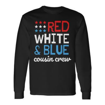 Cousin Crew 4Th Of July Matching Boys Girls Men Women Long Sleeve T-Shirt - Seseable