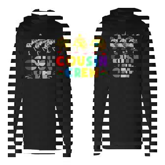 Cousin Crew Squad Cute Taco Cinco De Mayo Party Matching Long Sleeve T-Shirt - Thegiftio UK