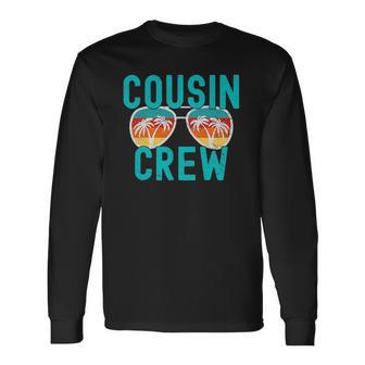 Cousin Crew Vacation Summer Vacation Beach Sunglasses V2 Long Sleeve T-Shirt T-Shirt | Mazezy DE