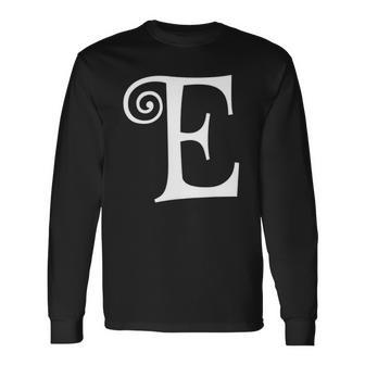 Cute Letter E For Eleanor Costume Long Sleeve T-Shirt | Mazezy