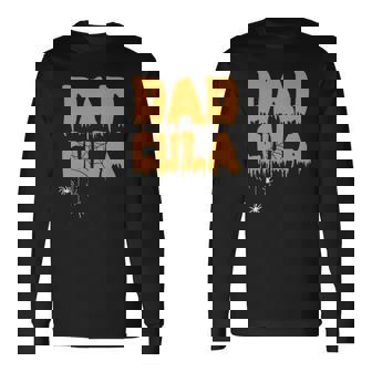 Dadcula Dracula Halloween Dad Costume Long Sleeve T-Shirt T-Shirt | Mazezy