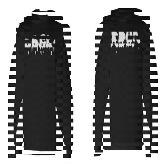 Dadcula Dracula Monster Halloween Costume Long Sleeve T-Shirt T-Shirt | Mazezy