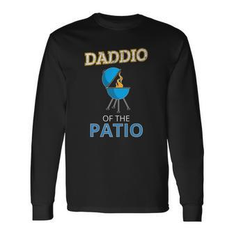 Daddio Of The Patio Fathers Day Bbq Grill Dad Long Sleeve T-Shirt T-Shirt