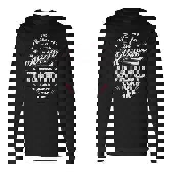 Dadoo Grandpa This Is What An Awesome Dadoo Looks Like Long Sleeve T-Shirt - Seseable