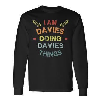 Davies Shirt Crest Davies Shirt Davies Clothing Davies Tshirt Davies Tshirt For The Davies Png Long Sleeve T-Shirt - Seseable