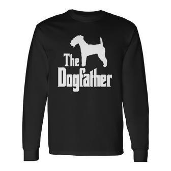 The Dogfather Dog Lakeland Terrier Long Sleeve T-Shirt T-Shirt | Mazezy
