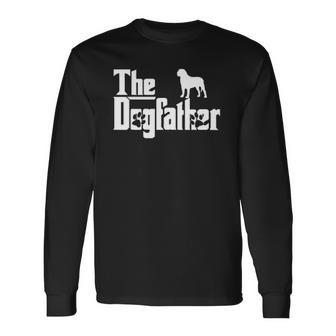 The Dogfather Neapolitan Mastiff Dog Owner Long Sleeve T-Shirt T-Shirt | Mazezy