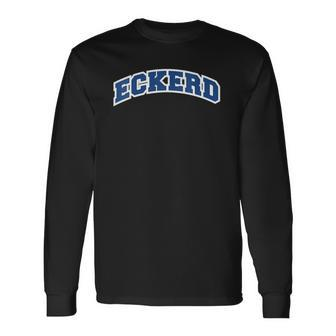 Eckerd College Varsity College Style Long Sleeve T-Shirt - Thegiftio UK