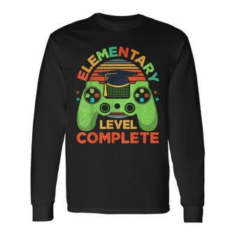 Elementary Level Complete Gamer Class Of 2022 Graduation Long Sleeve T-Shirt