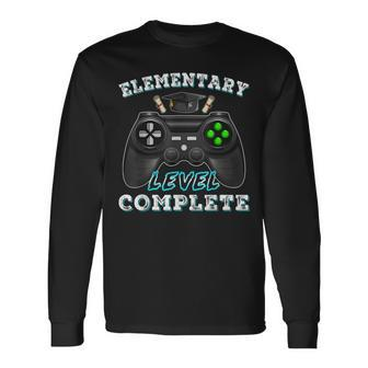 Elementary School Level Complete Gamer Graduation Long Sleeve T-Shirt